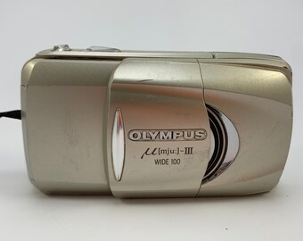 OLYMPUS オリンパス μ-III WIDE100（訳あり） Olympus Mju III Wide 100 Point & Shoot Film Camera - Etsy