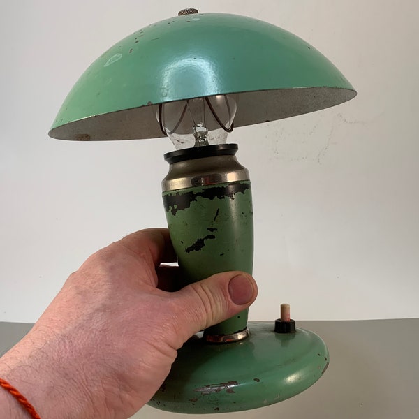 Vintage USSR Desk Lamp With Table Mount