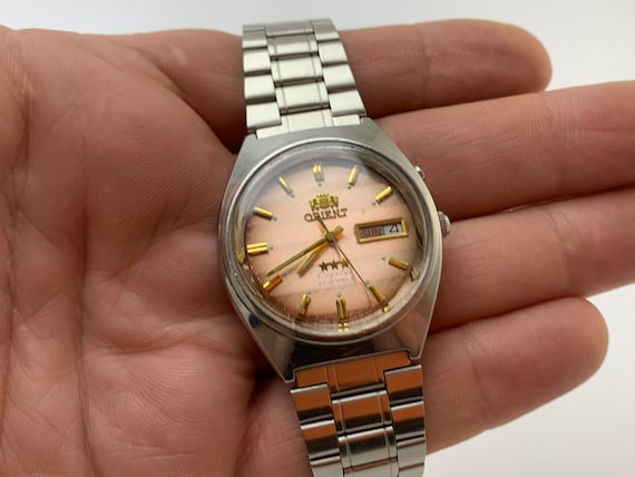 Orient watch crystal top 21 jewels gold