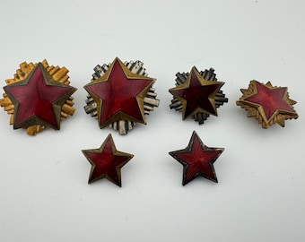 Set Of 6 Cockade On Beret Army Of Yugoslavia Originals