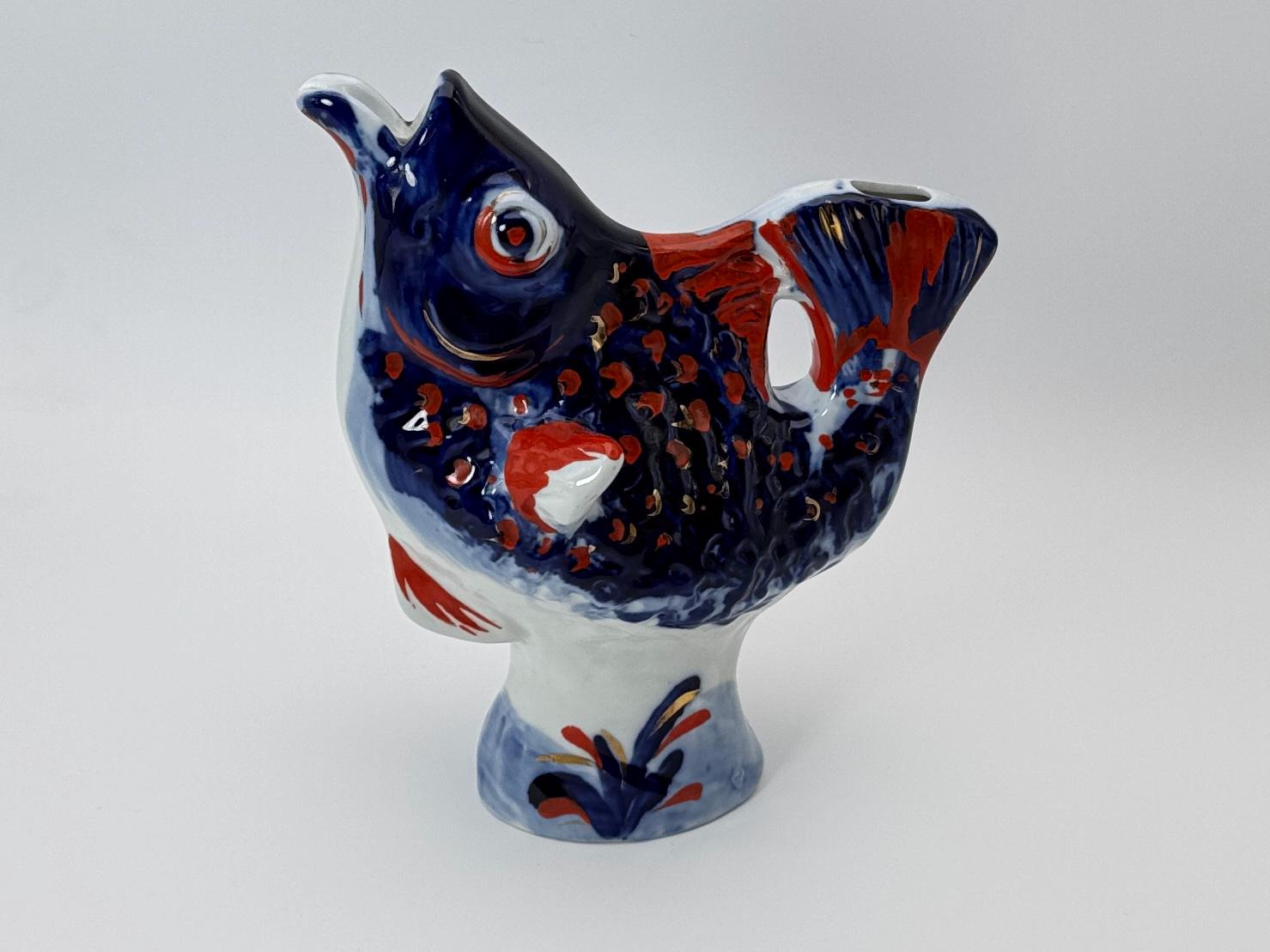 ヴィンテージ ロモノーソフ LFZ ソ連製 磁器 デキャンタ 魚 - Etsy 日本