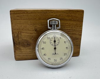 Vintage USSR Mechanical Chronometer, Stopwatch, Timer Agat