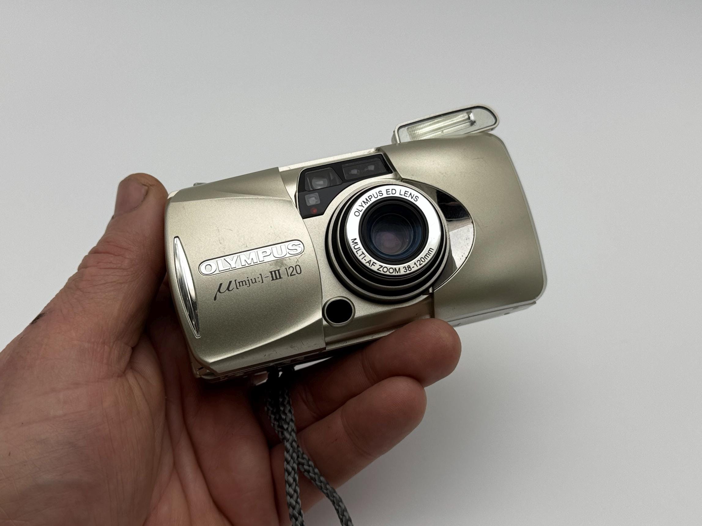 Olympus Mju III 120 Point & Shoot Film Camera - Etsy