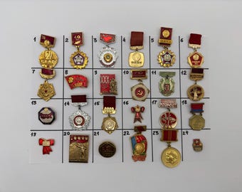 Vintage USSR Pins