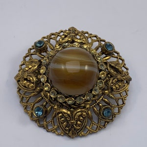 Vintage Czech Brooch