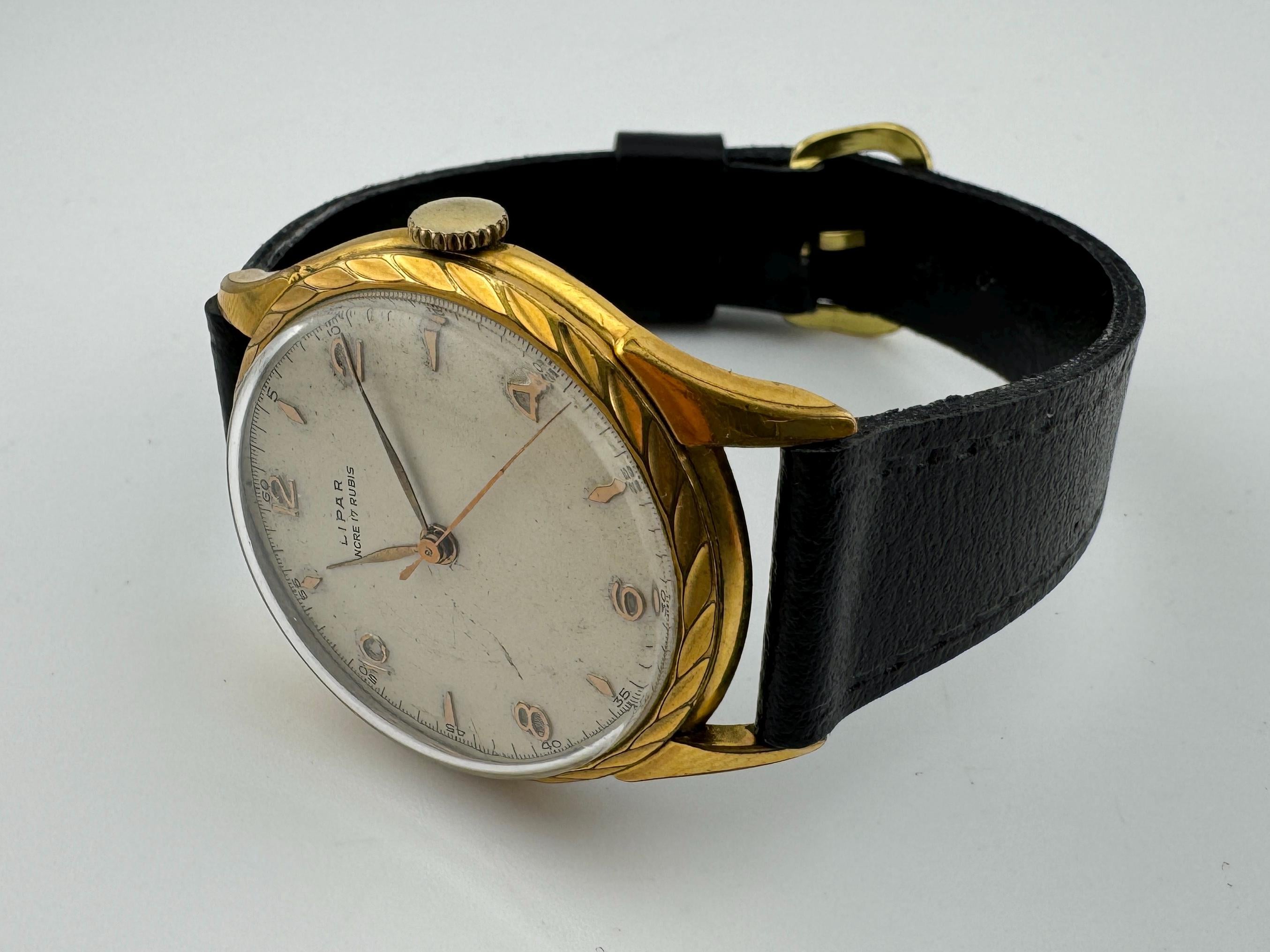 Swiss Lipar Ancre 17 Rubis Wrist Watch 1960s - Etsy display picture 2