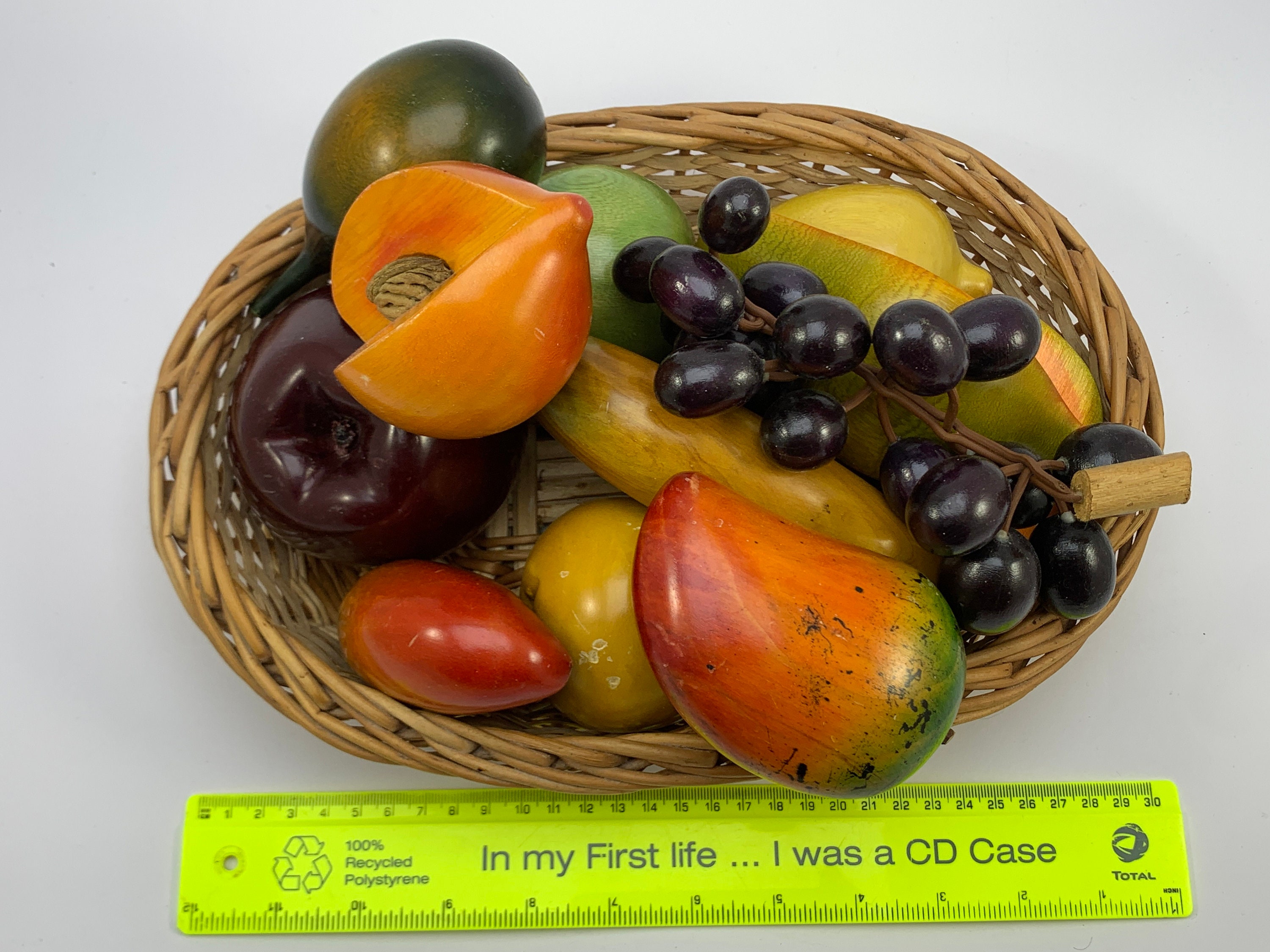 FRUiTS 25冊セット Vintage Set of 13 Wooden Fruits With Jewelry Box - Etsy