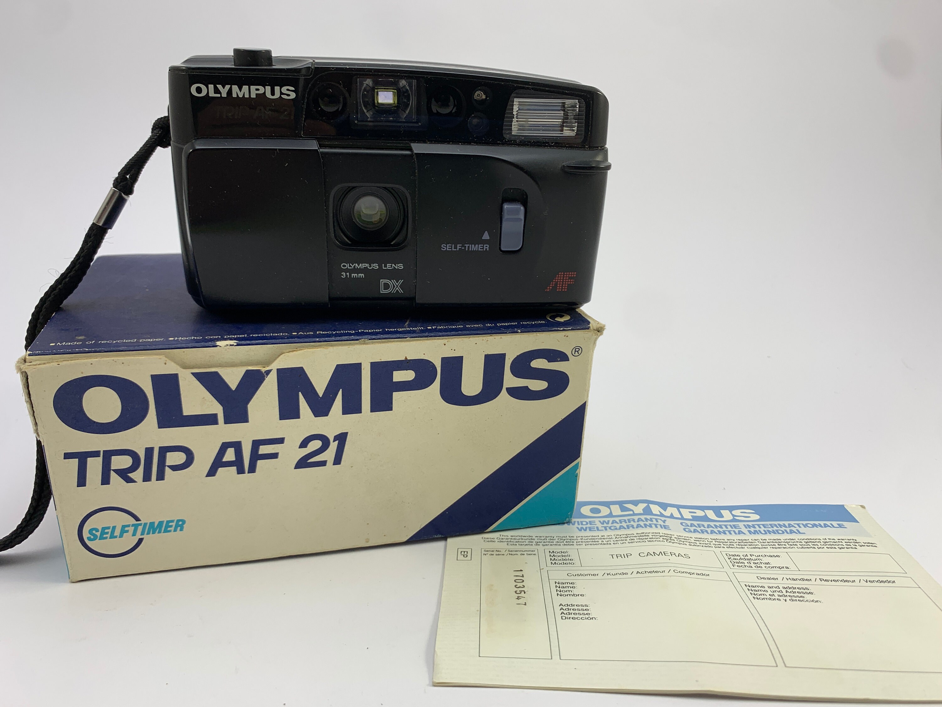 【美品】 OLYMPUS TRIP AF フィルムカメラ オリンパストリップAF：TRIP（トリップ）シリーズ：カメラ製品