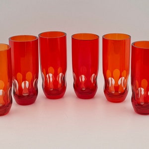 Set Of 6 Vintage USSR Shot Glasses