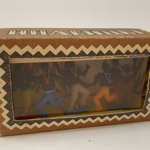 Set of Vintage USSR Toys Indians