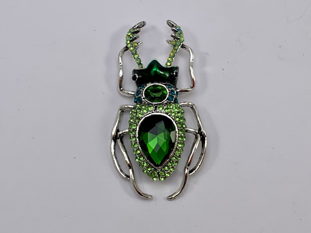 Broche Vintage Insecte - Marron, Plastique, Parfaite Pour Customiser