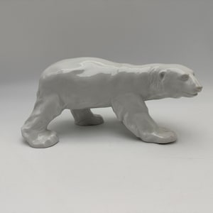 Vintage USSR Lomonosov LFZ Porcelain Figurine Bear