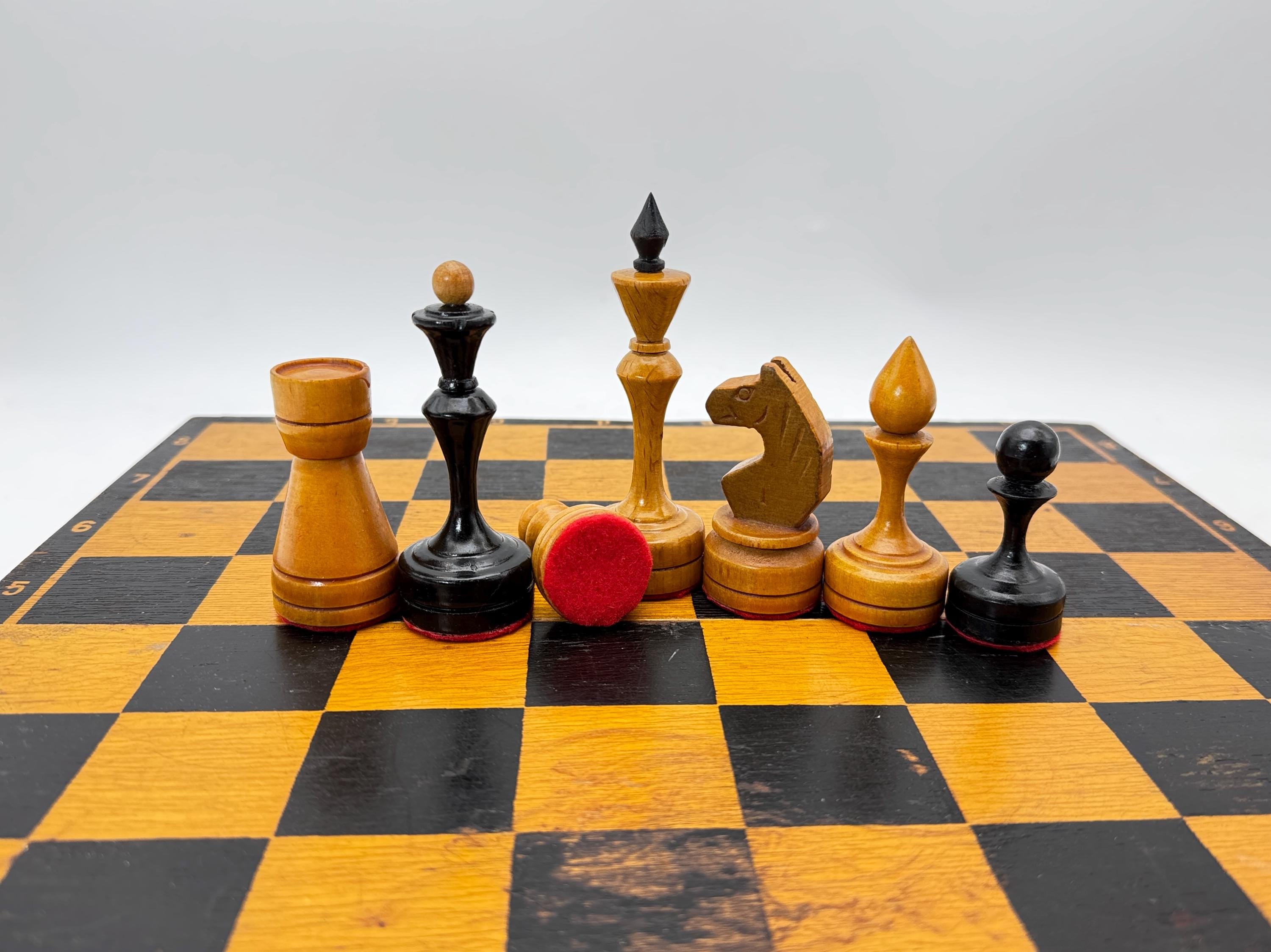 ヴィンテージ木製チェス - Etsy 日本
