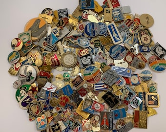 Secret Lot Of USSR Pins 20, 30, 50, 100