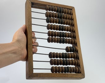 Vintage Wood Abacus / Vintage Calculator / Vintage Abacus / - Etsy