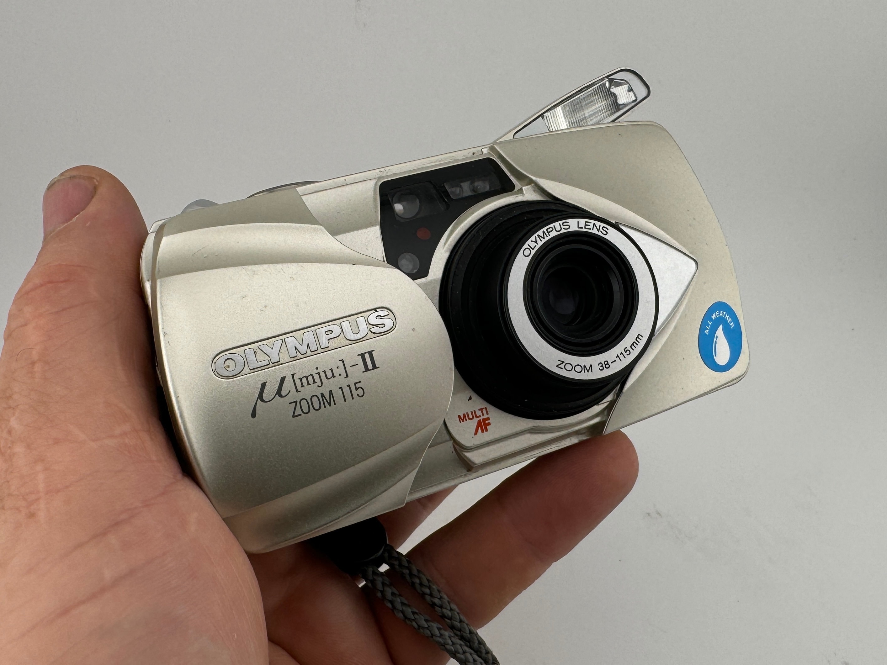 Olympus Mju II Zoom 115 Point Shoot Film Camera