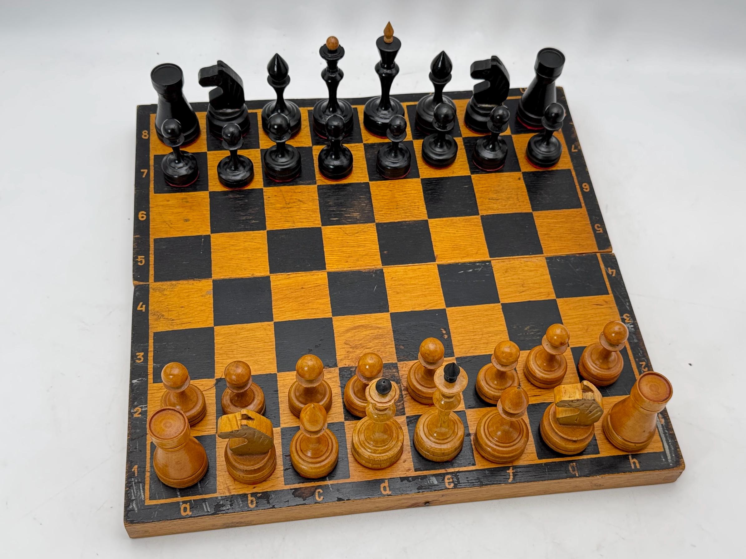 ヴィンテージ木製チェス - Etsy 日本