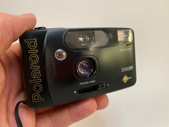 APPAREIL PHOTO POLAROID AF 35mm Vintage Des Années 90 - Compact, 100% Fonctionnel, Avec Housse - Collection