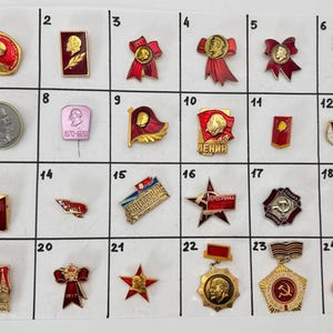 Vintage USSR Pins