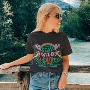 Stay Wild - Hippie Graphic T-shirt