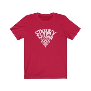 Spooky Season Unisex Graphic Halloween Tee Red