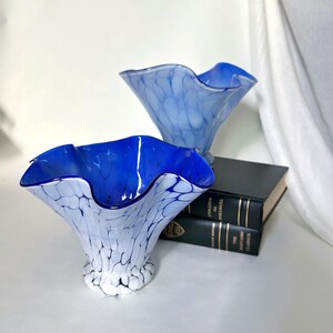 Jozefina Krosno Vase Blue - Etsy