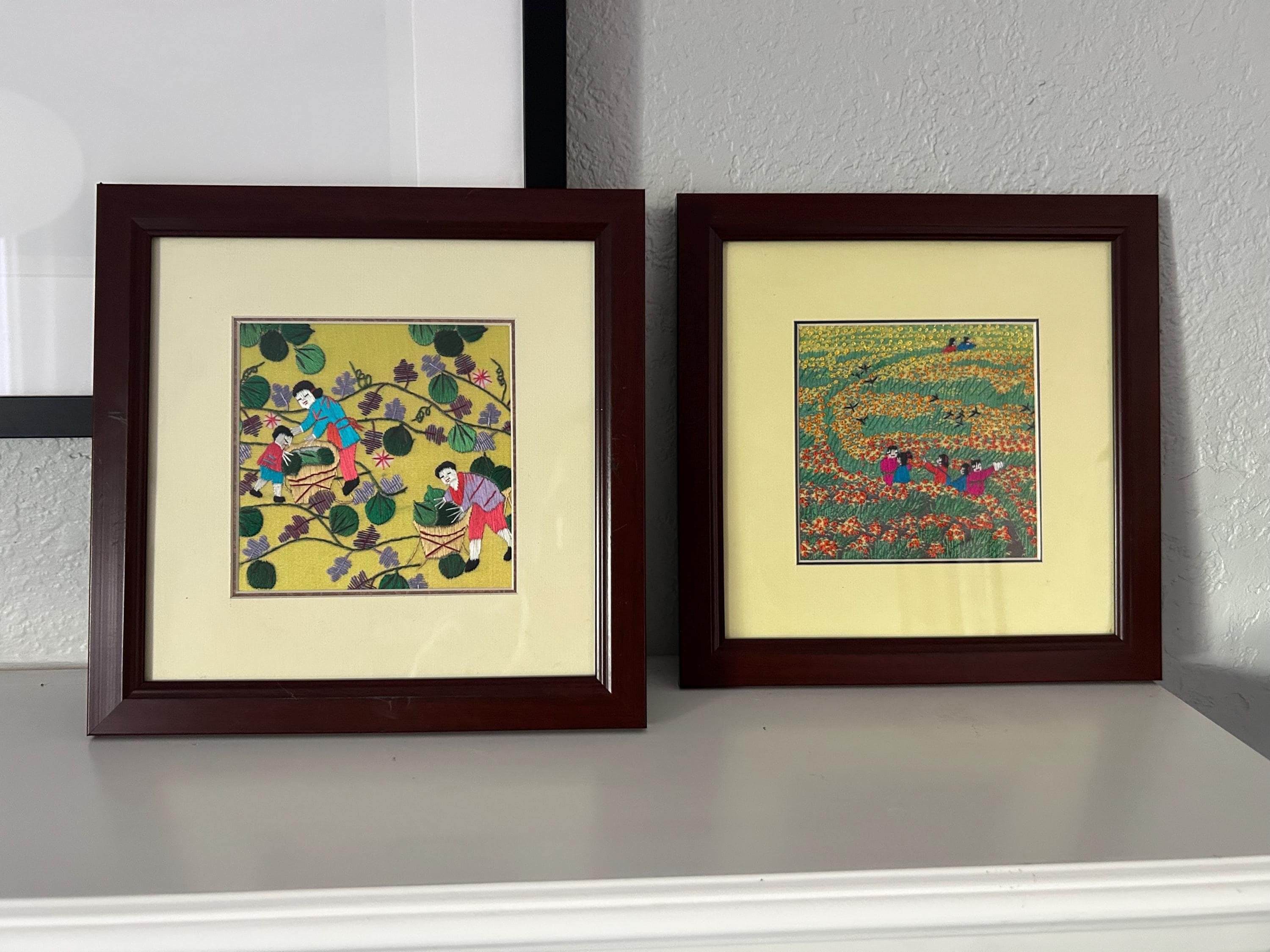 Chinese Silk Embroidery Paintings - Etsy