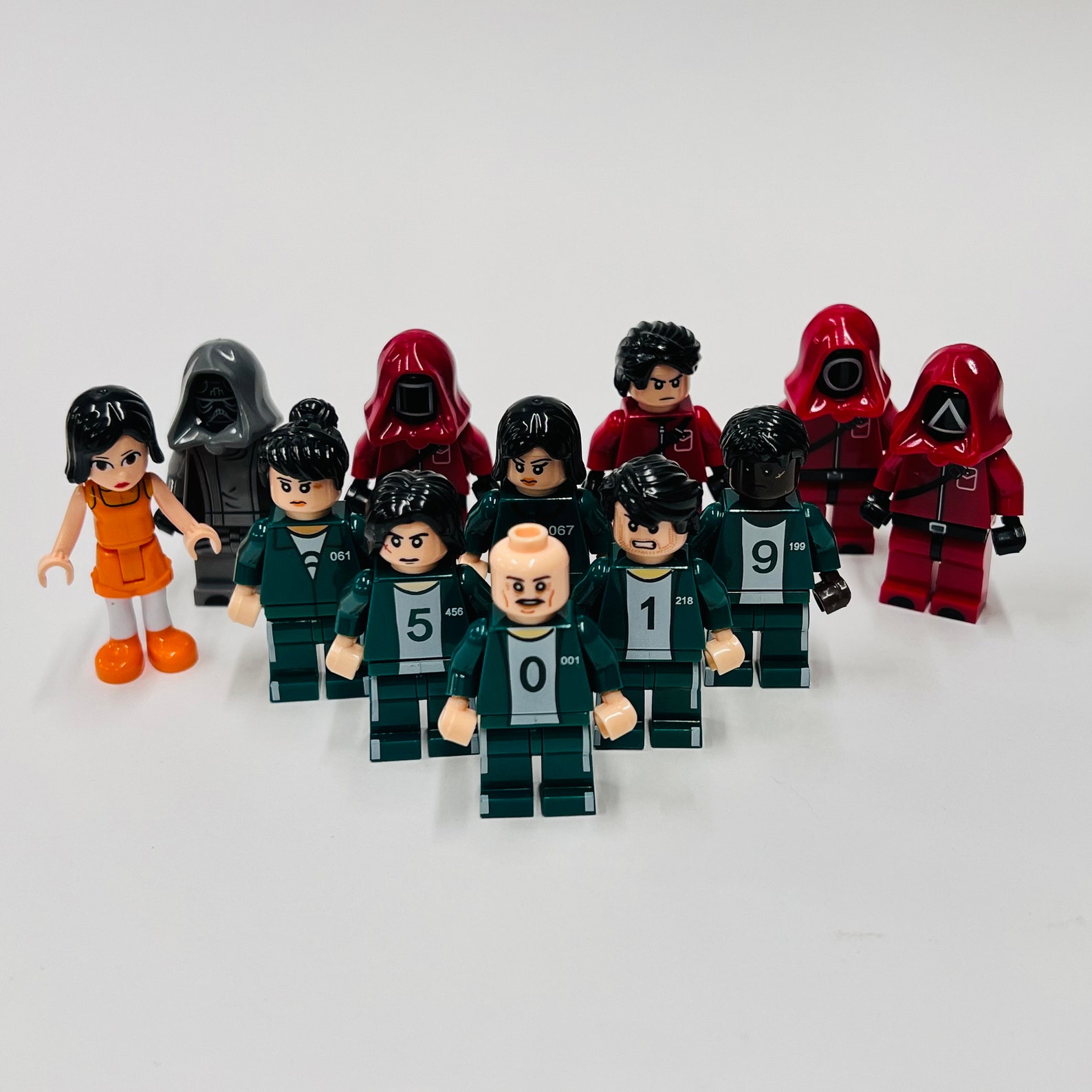 The Squid Game Custom Minifigures Set Of 12 Figures Perfect | Etsy