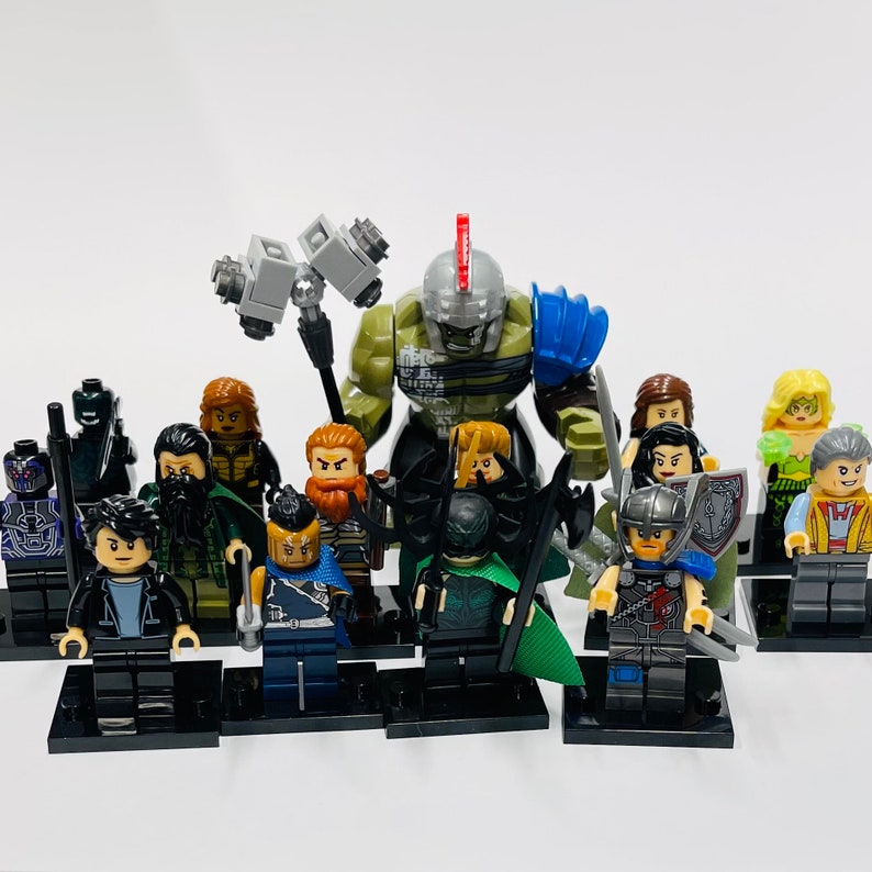 Thor Ragnarok Custom Lego Compatible Minifigures Set Of 15 | Etsy