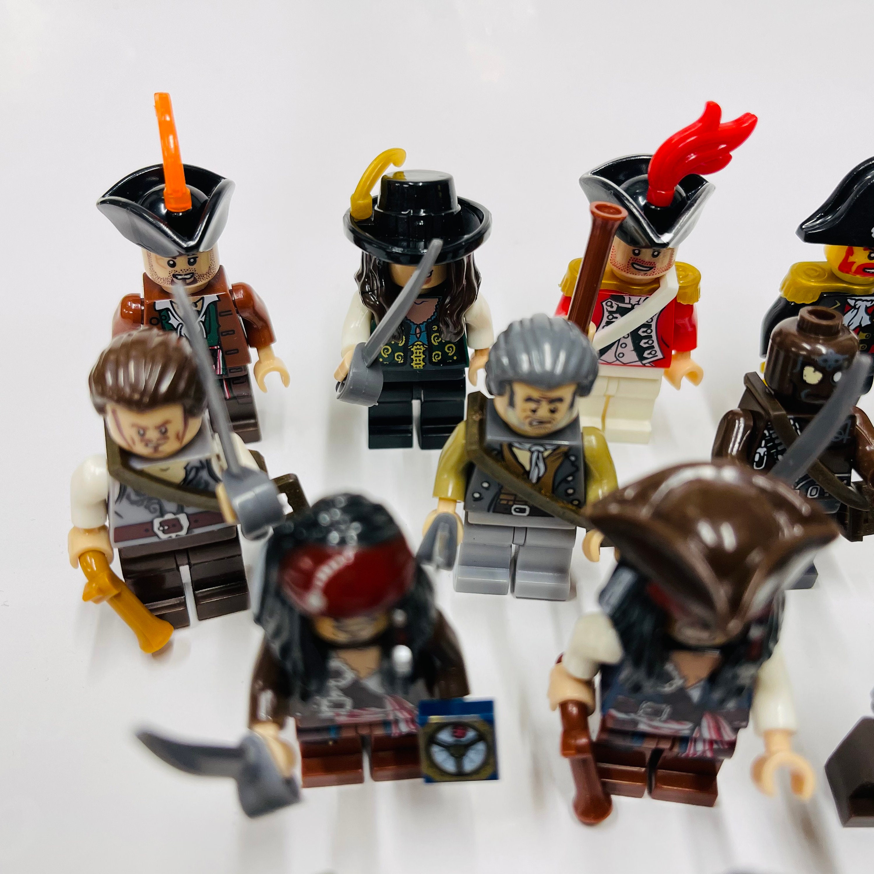 Pirates Of The Caribbean Lego Compatible Minifigures Set Of 16 | Etsy