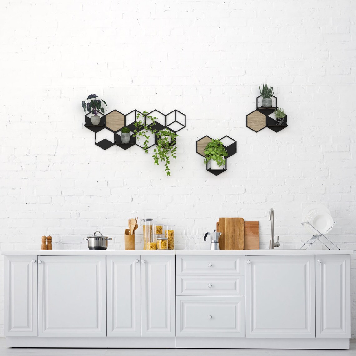 Indoor Wall Planters Wall Pot Rack Wall Planters Large Pot - Etsy