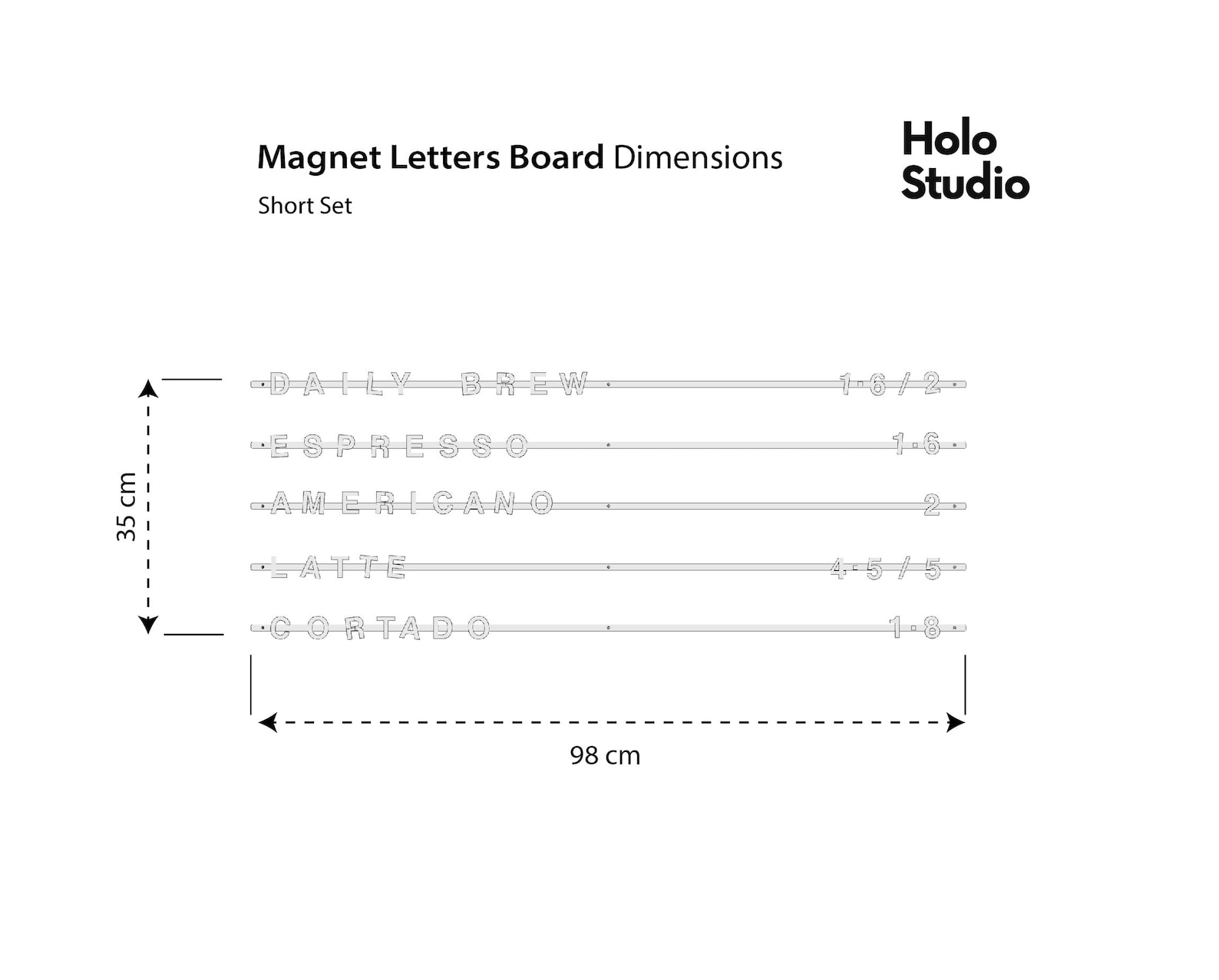 Letters Board Small Letters Set Etsy Canada