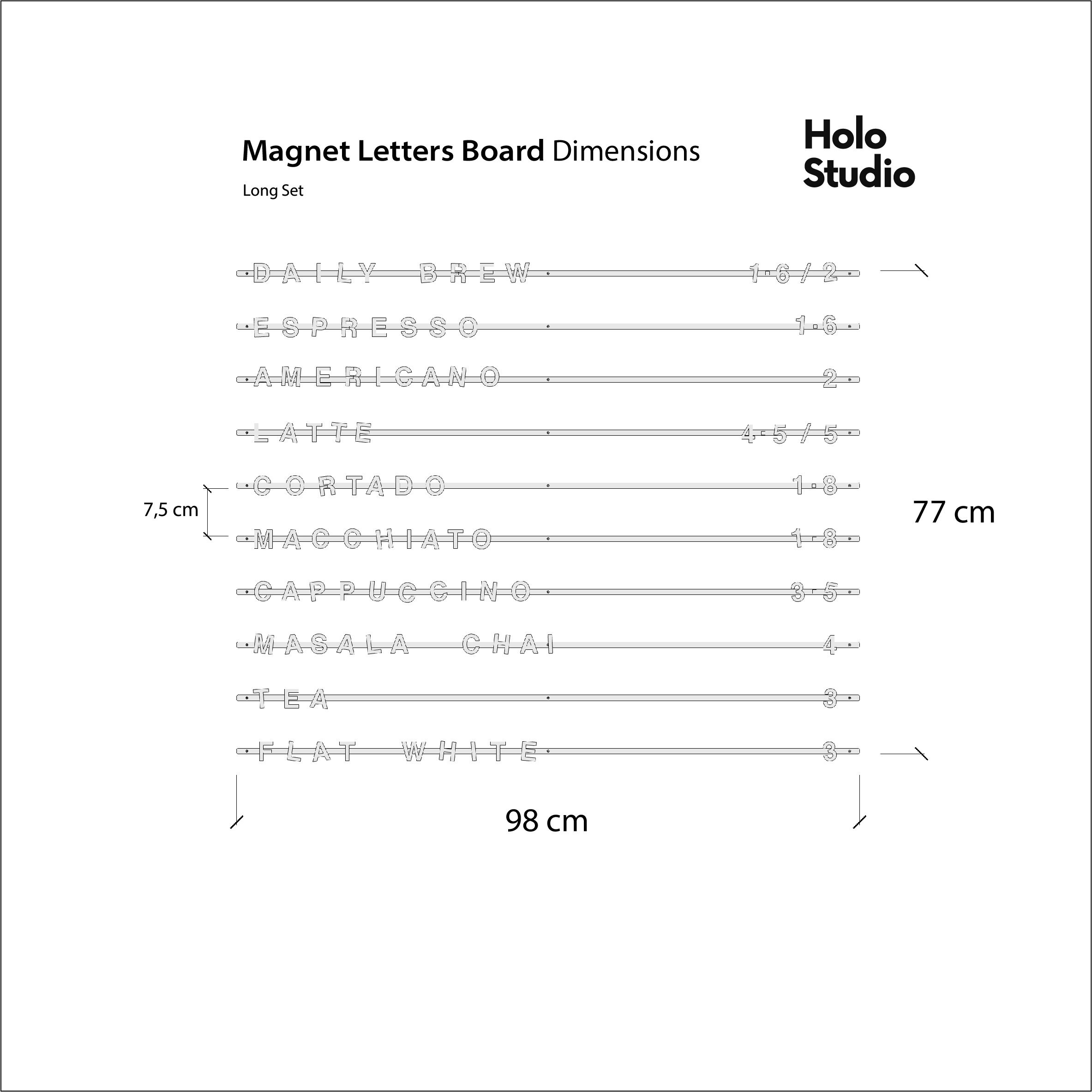 Letters Board Menu Board Cafe Menu Display Etsy