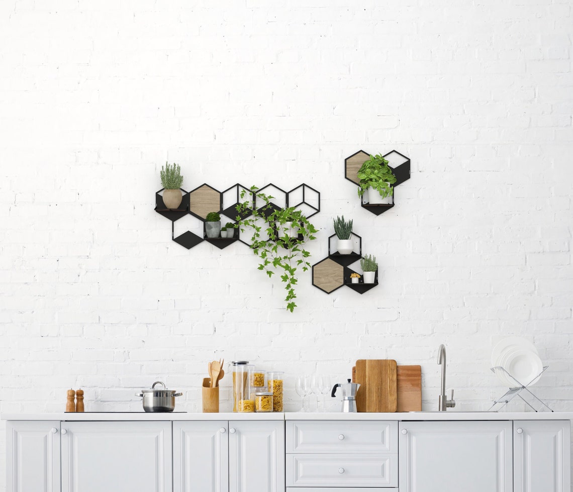 Indoor Wall Planters Wall Pot Rack Wall Planters Large Pot - Etsy