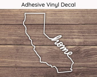 California Home State Decal Design 2, California Decal, California Sticker, California Home Decal, California State Sticker