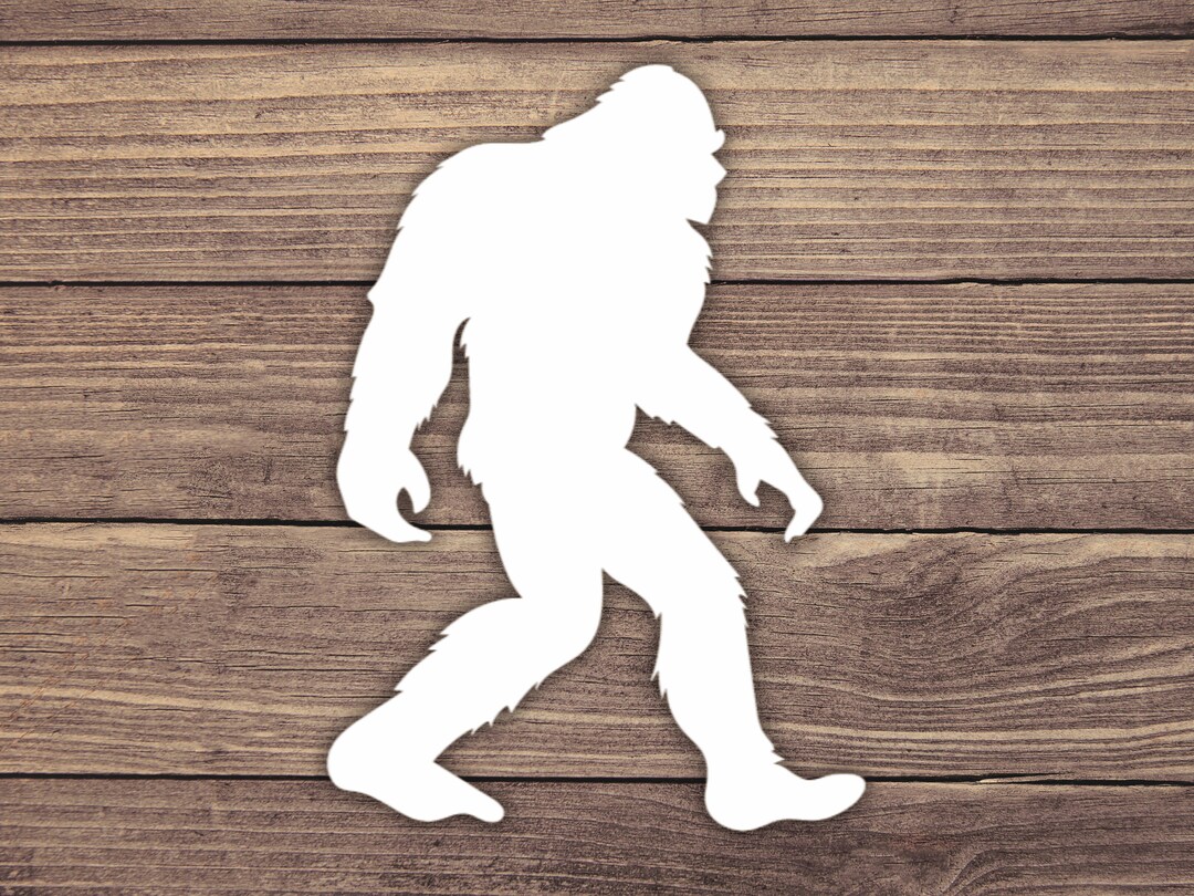 Bigfoot Decal Bigfoot Sticker Yeti Decal Yeti Sticker - Etsy