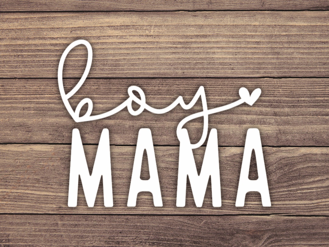 Boy Mama Decal, Boy Mama Sticker, Boy Mom Decal, Boy Mom Sticker, Cute
