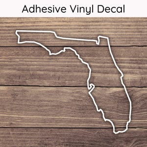 Adesivo contorno Florida, Adesivo contorno Florida, Adesivo Florida, Adesivo Florida, Adesivo Stato Florida, Adesivo Casa Florida, Adesivo Stato Casa