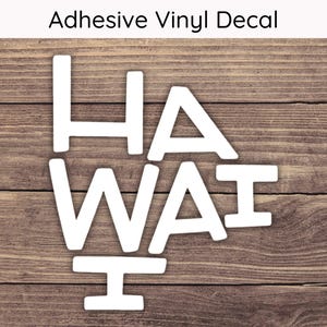 Hawaii Aufkleber Design 3, Hawaii Aufkleber, Hawaii Aufkleber, Hawaii Aufkleber, Heimatstaat Aufkleber, Hawaii Vinyl Aufkleber, HI Aufkleber