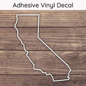 California Outline Decal, California Decal, California Sticker, California Home Decal, California State Sticker, California Outline Sticker