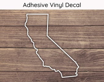 California Outline Decal, California Decal, California Sticker, California Home Decal, California State Sticker, California Outline Sticker