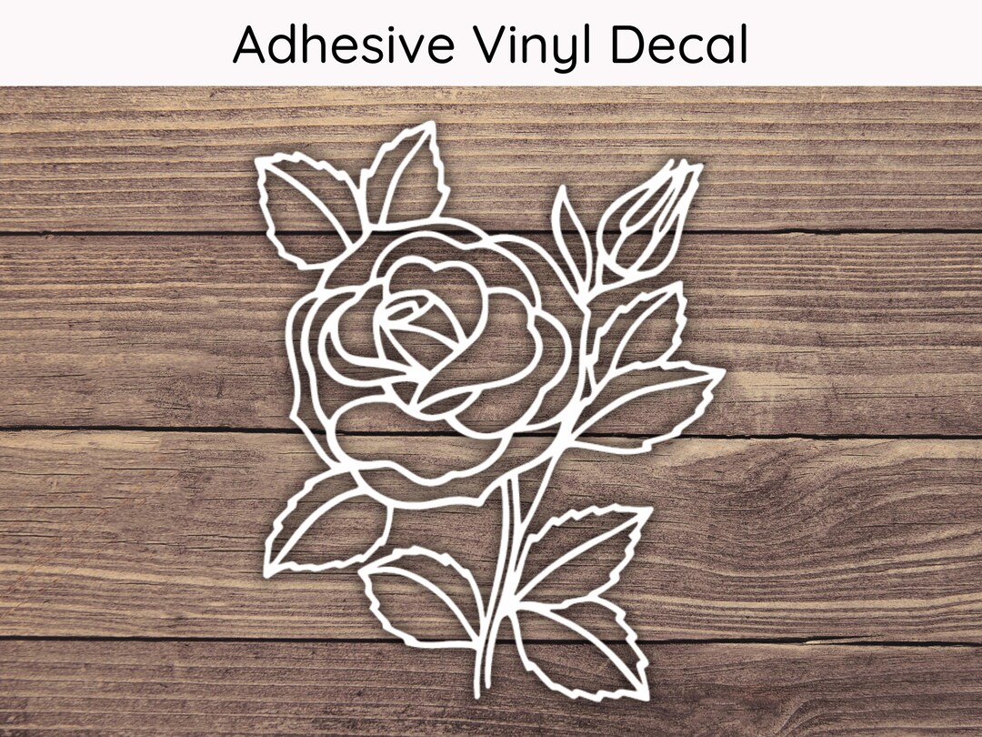 IN LOVING MEMORY Rose Flower Decal Window Sticker Personalized Memorial - Foto 4