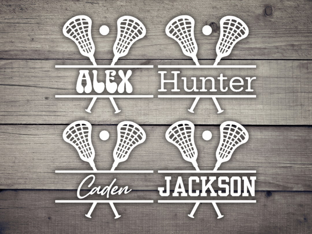 Custom Lacrosse Name Iron on Decal, Lacrosse Decal, Lacrosse Heat