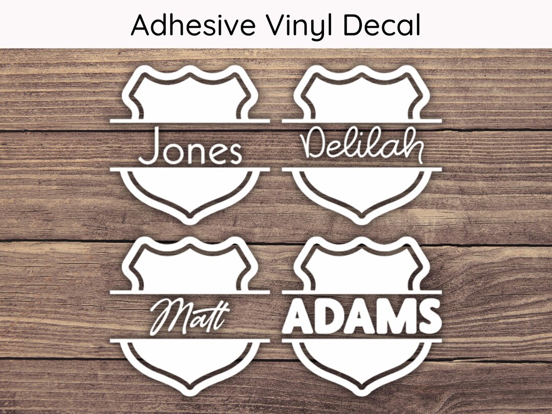 Custom Police Name Decal, Police Decal, Police Sticker, Cop Vinyl Decal ...