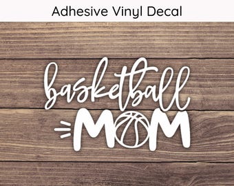 Basketball Mom Decal Design 5, Basketball Mom Sticker, Basketball Sticker, Basketball Decal, School Sport Decal, Basketball Mama Decal