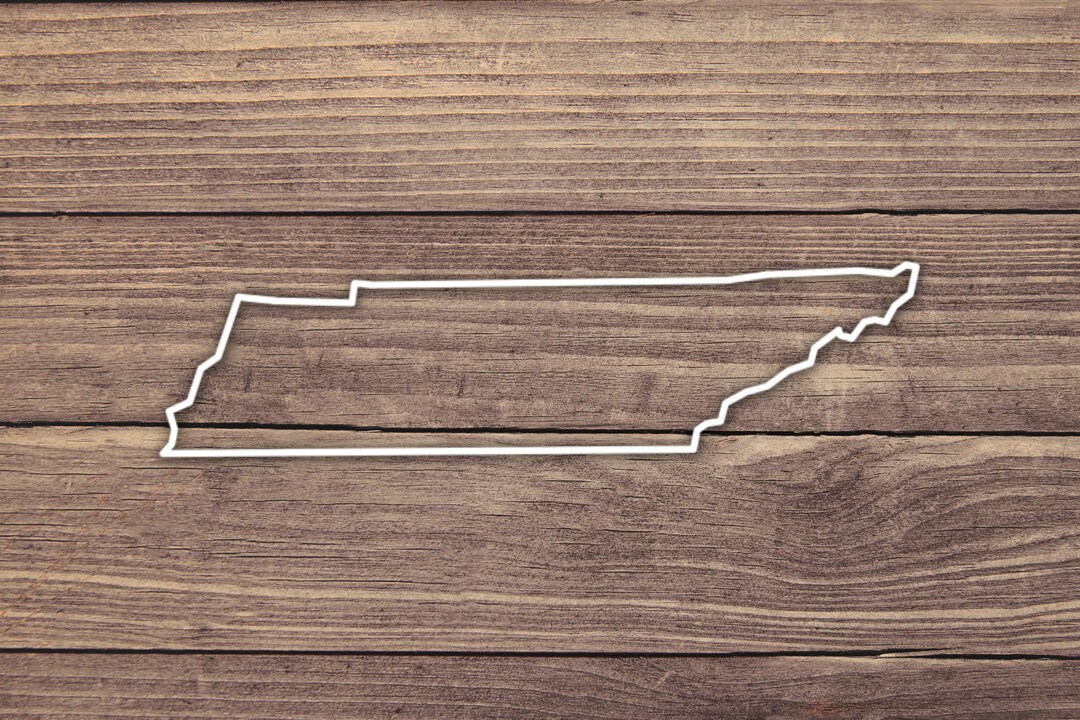 Tennessee Outline Decal Car Decal, Bumper Sticker, Laptop Sticker ...