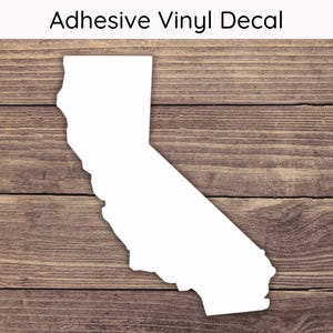 California Silhouette Decal, California Decal, California Sticker, California Silhouette Sticker, California State Decal