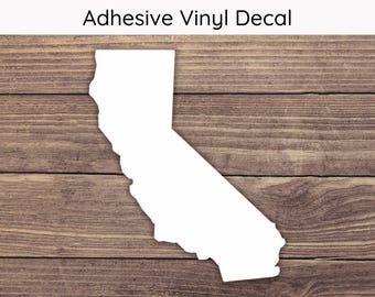 California Silhouette Decal, California Decal, California Sticker, California Silhouette Sticker, California State Decal