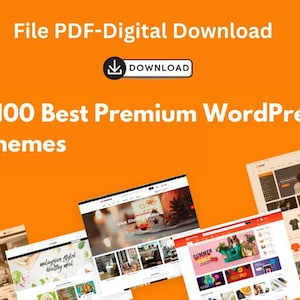 100 WordPress TEMPLATES, Premium WordPress Themes ,Minimal WordPress Theme, Blog Theme WordPress, Premade Templates, Website Theme