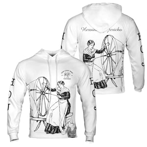 Custom Name Heroines of Jericho Lady Spinning Hoodie S-5XL